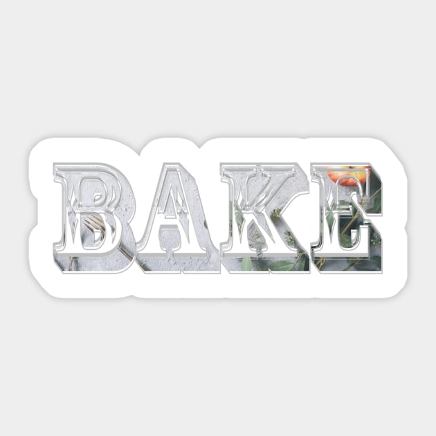 Bake Sticker by afternoontees